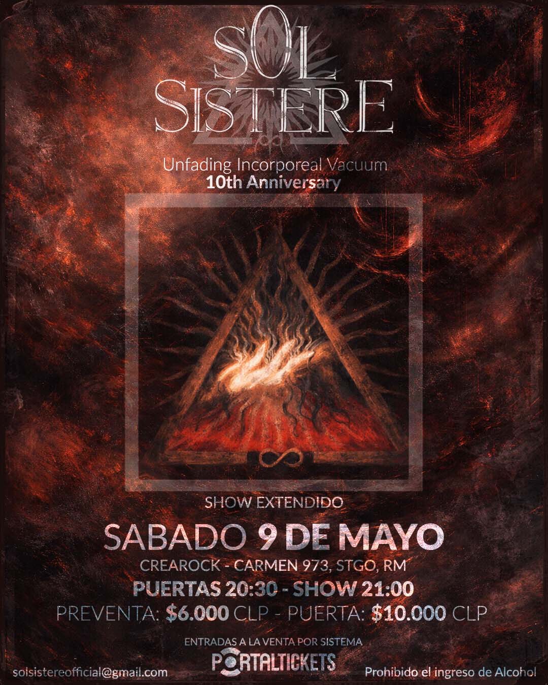 Sol Sistere celebrará una década de su primer álbum con show especial